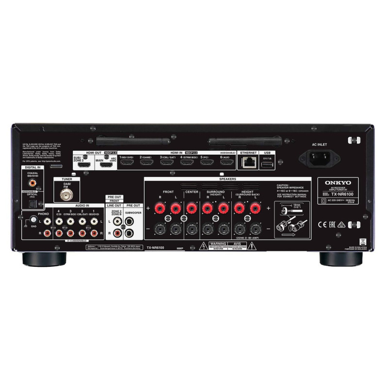Onkyo TX-NR6100 – Amplituner AV 7.2 z HDMI 2.1 | HiFi Strefa
