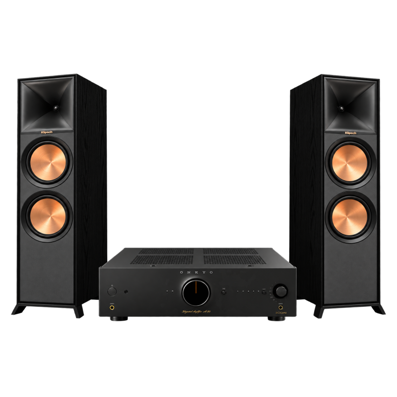 Onkyo A-50 Icon + Klipsch R-800F – zestaw stereo | HIFI Strefa