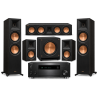 Zestaw Kina Domowego Klipsch RP-8000F II + RP-600M II + RP-504C II + RP-1200SW + Onkyo TX-RZ50