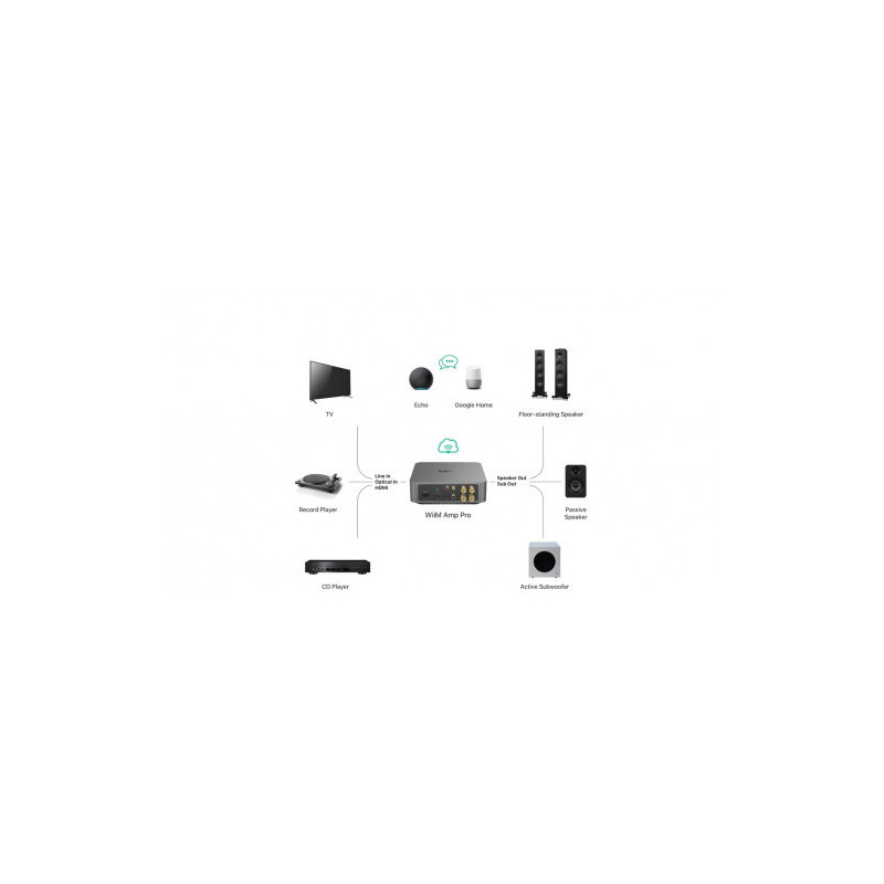 WiiM Amp Pro – wzmacniacz sieciowy Hi-Fi z DAC ESS Sabre