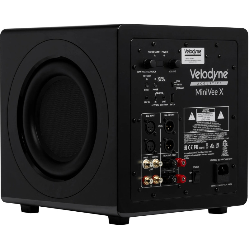 Velodyne MiniVee X – Kompaktowy subwoofer aktywny | HiFi Strefa