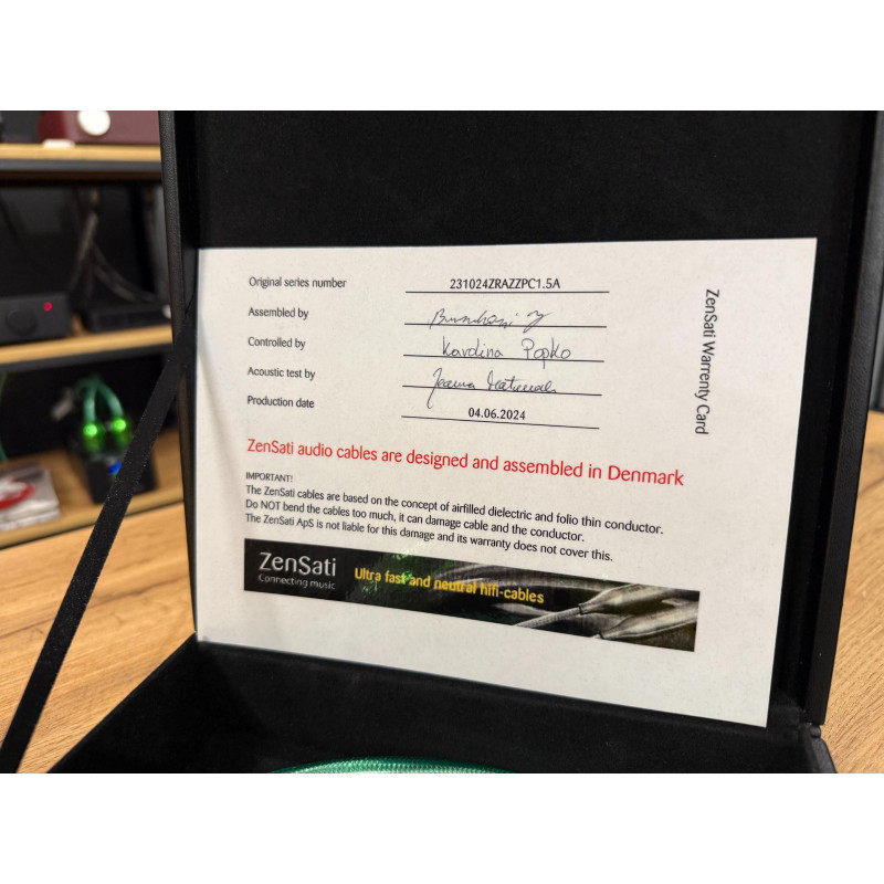 Zensati Razzmatazz PC 1,5 m – Przewód zasilający | Komis HiFi Strefa