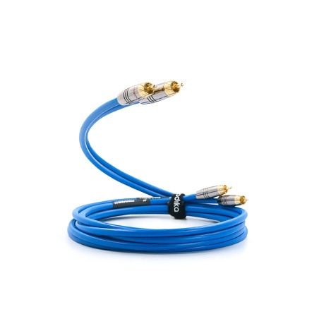 Melodika SB2R – Interkonekt RCA Sky Blue | HiFi Strefa