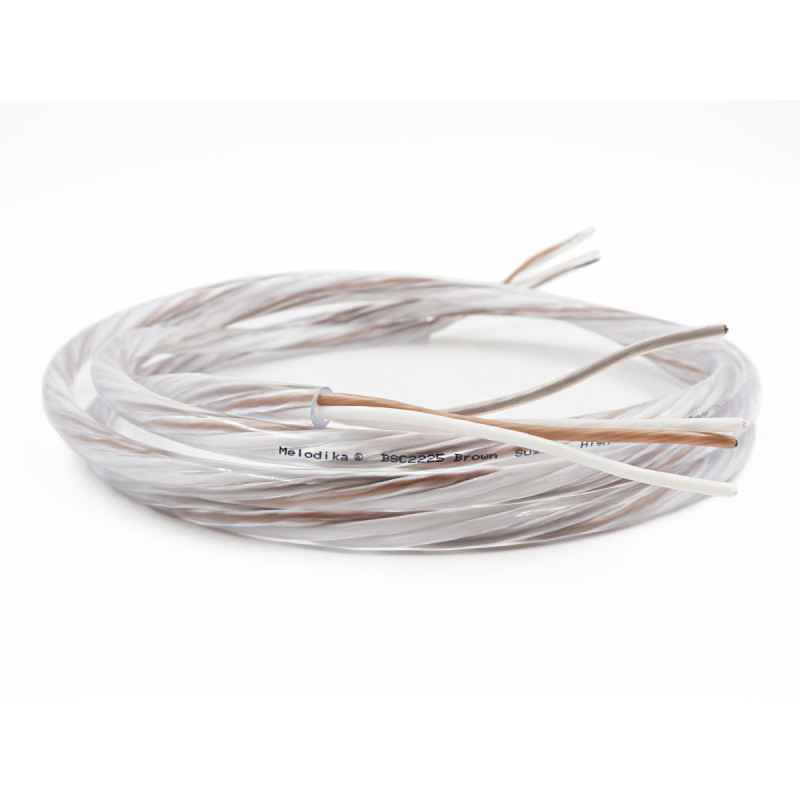 Melodika BSC2225 – Przewód głośnikowy Brown Sugar OFC | HiFi Strefa